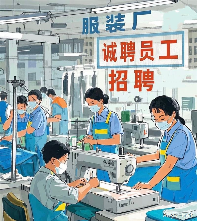 服装厂诚聘熟练工